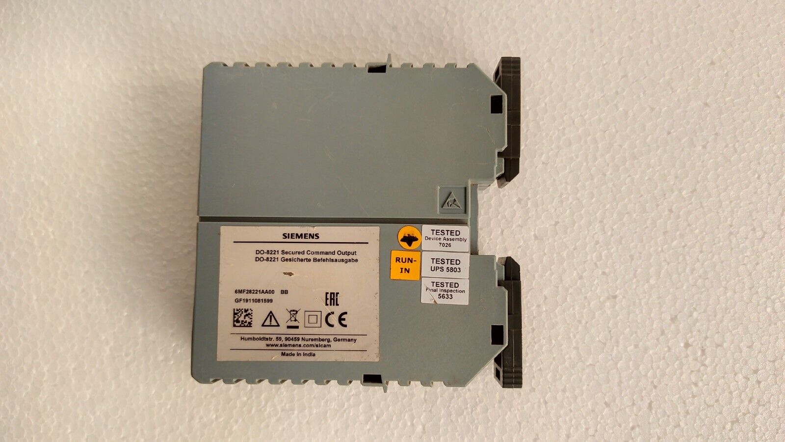 Siemens do-8221 / DO-8221 Sicam A8000 Series Secured Command Output Module